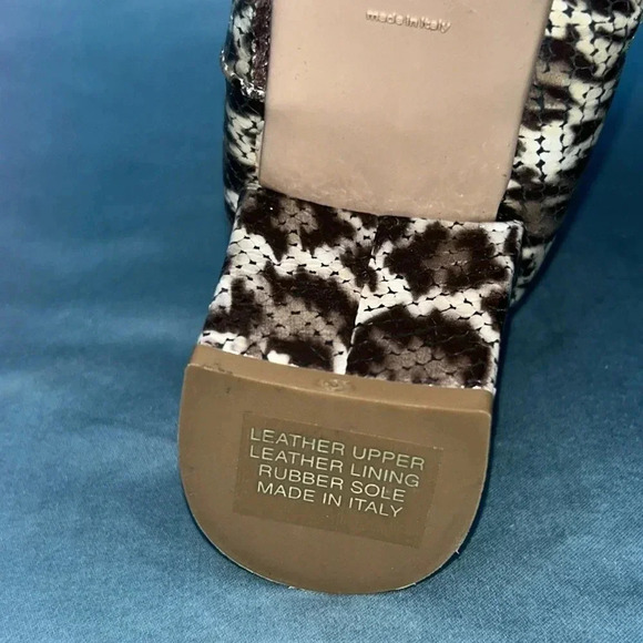 AGL Marette Snake print leather boot women EU 41 1/2 EUC cognac Attilio Giusti - Picture 9 of 13